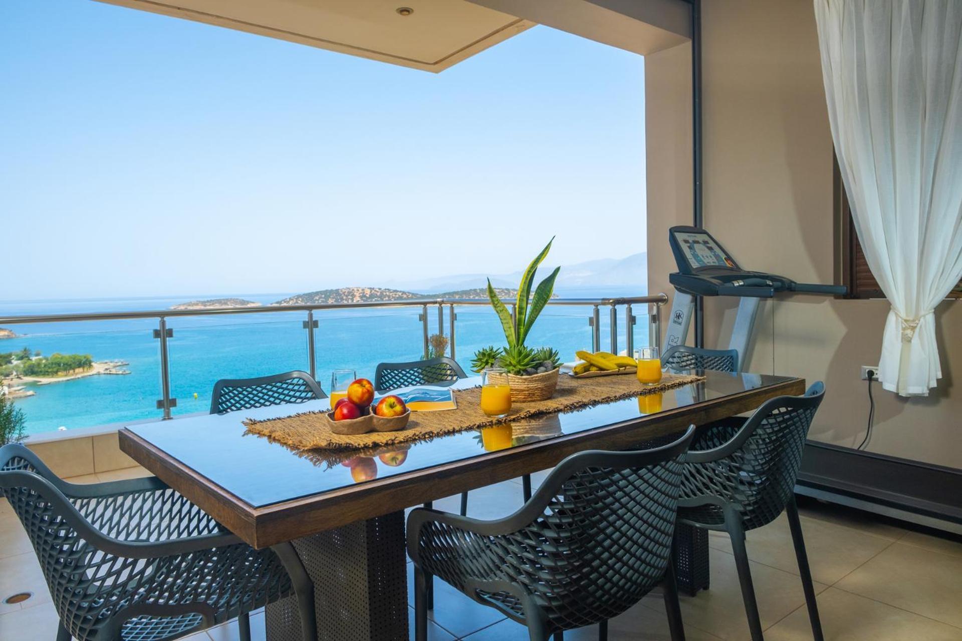 Thea Panoramic Sea View Apartamento Agios Nikolaos Exterior foto